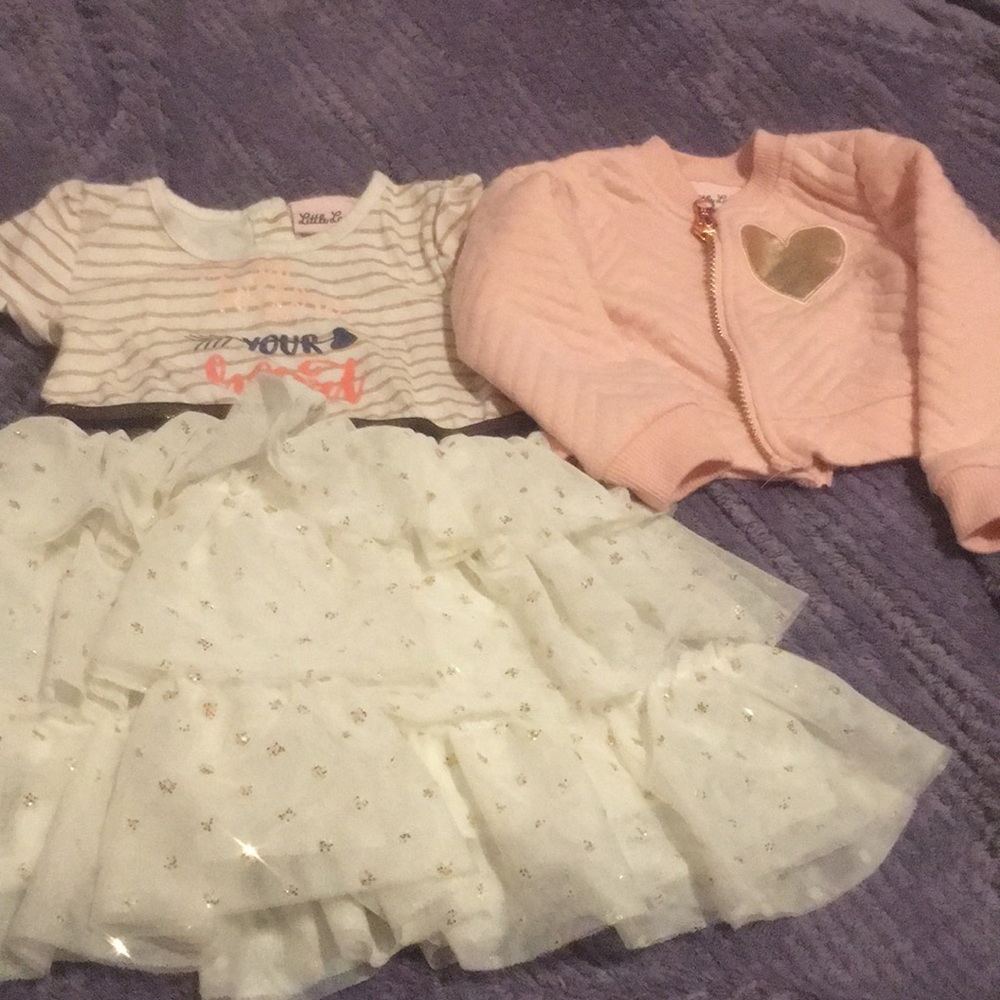 Two piece set tutu dress with jacket